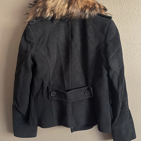 Raccoon/Cashmere Andrew Marc Peacoat - Picture 3 of 5